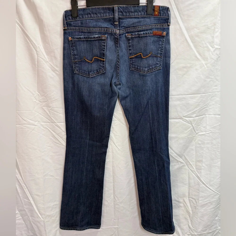 7 For All Mankind Bootcut Jeans 28x27 Medium‎ Wash USA